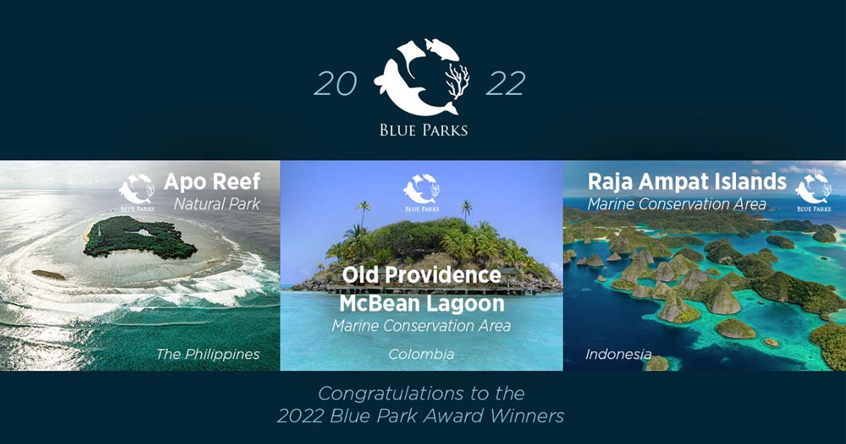 El Parque Nacional Natural Old Providence McBean Lagoon recibe premio internacional Blue Park